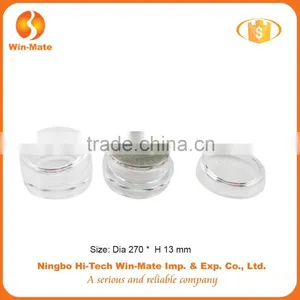 5.4g Cute Small Hyaline Plastic Empty Round Powder Container thumbnail-1