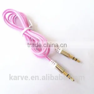 New Style Colorful Dc3.5 Metal Crystal Cable thumbnail-2