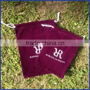 High Quality Fancy Velvet Cremation Urn Bag Pouches With Very Strong Ropes thumbnail-4