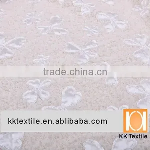 Velvet Satin Roses Lace Fabric With Applique Dresses thumbnail-1