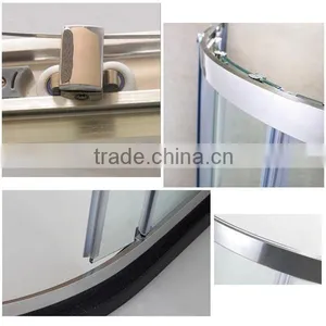 European Style CE China Supplier Wall Liner Round Coner Girls Bathroom Shower Door thumbnail-3