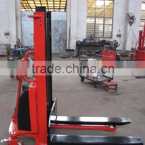 1.2 Ton Semi Electric Powered Pallet Forklift Stacker thumbnail-3
