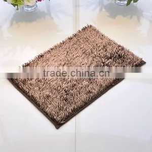 Shiny Chenille Carpet Bathmat With Anti Slip Base thumbnail-3