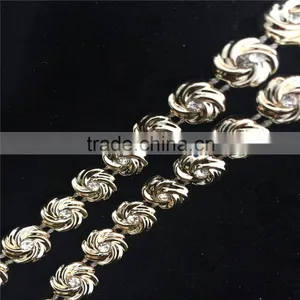 Hot Heart Shape Rhinestone Mesh Plastic Rhinestone Trimming Garment Accessories thumbnail-5
