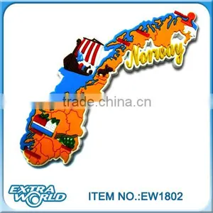 Norway Souvenir Pvc Fridge Magnet thumbnail-1