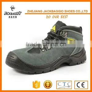 New Design Outdoor Safety Shoe Pointed Toe Leathe Safety Shoe thumbnail-1