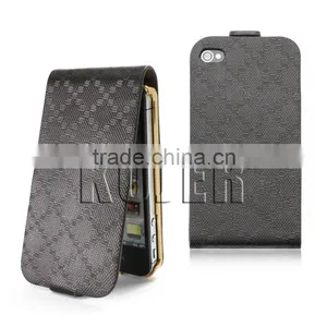 Premium Leather Mobile Phone Case for IPhone 4/4S thumbnail-1
