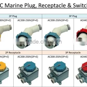 130V 3 Phase Male Electrical Industrial Plugs and Sockets thumbnail-5