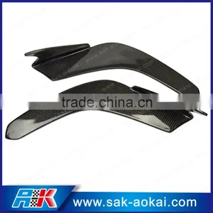 Universal Car Body Kit Carbon Fiber Front Lip Splitters Bumper thumbnail-1