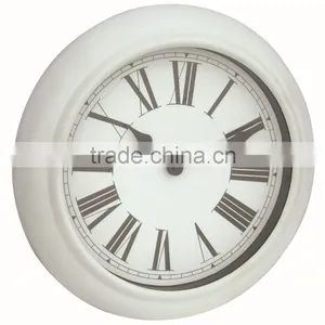 Retro Round Shaped Metal Mounted Wall Clock thumbnail-1