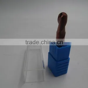 Cheap China 6mm Cutting Dia 50mm HRC45 2 Flutes Carbide Ball Nose End Mill Supplier's Choice thumbnail-2