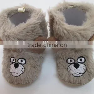 Baby Bootie High Quality Soft Sole Fur Animal Baby Boot Shoes thumbnail-1