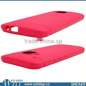 The Newest Design Silicon With Honeycomb Case for HTC One M9 Wholesale Price thumbnail-2