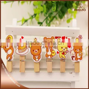 Cute Bear Shaped Wooden Clip Wedding Decoration Quality Choice thumbnail-1
