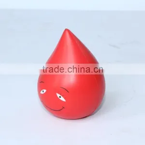 pu Blood Drop Stress Ball thumbnail-1
