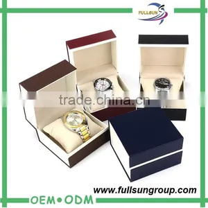 PU Leather Handmade Luxury Watch Storage Box thumbnail-1