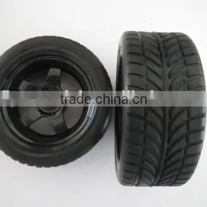 RC Car Tires and Wheels 1/10 On Road Tires (20366) thumbnail-3