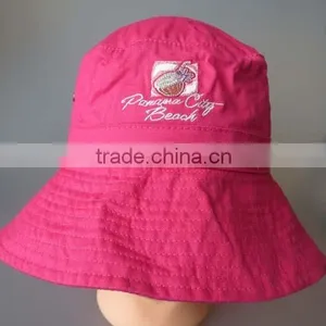 100% Cotton High Quality Embroidery Girl Bucket Hat,wide Brim Bucket Hat thumbnail-2