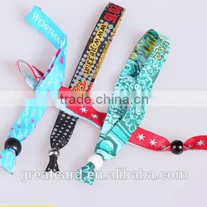 Custom RFID Fabric Woven Festival Polyester Wristbands RFID for Events and Concert thumbnail-5