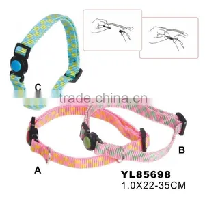 Auto Broken Safety Cat Collar Bling Beaded Dog Collar thumbnail-2