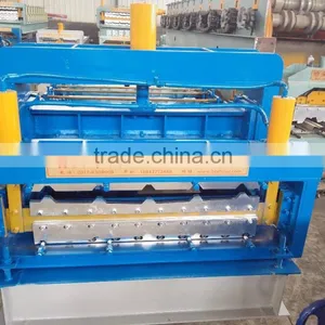 840 Glazed-900 Metal Roofing Double Layers Steel Sheet Forming Machine thumbnail-2