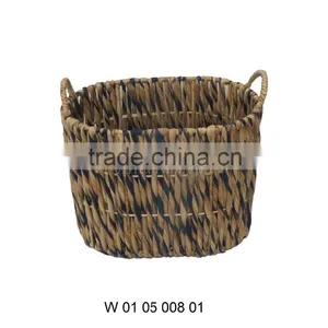 Water Hyacinth Storage Baskets With 2 Handles / Storage Bin thumbnail-1