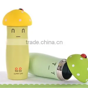 Originality Convenient Mushroom Promotional Water Bottles Double Wall Vacuum Flask thumbnail-6