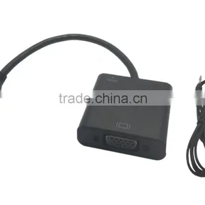 100% New MINI HDM I ToVGA HDM I Adapter for Computer/laptop Multimedia Devices thumbnail-2