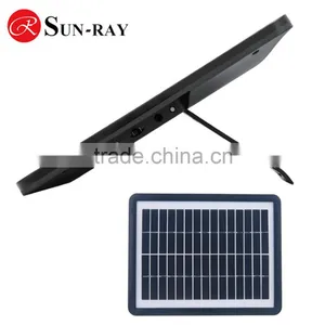 18v 6w Portable Solar Panel Power Battery Charger Backup for Car Boat Laptop pc thumbnail-1
