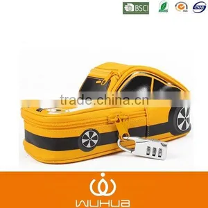 600D Bus Truck Pattern Bag Pen Case thumbnail-1