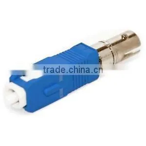 ST to SC Female to Male sm sx Fiber Adapter thumbnail-1