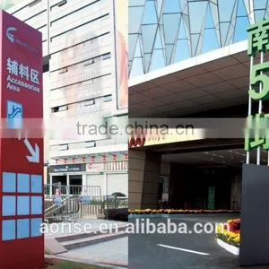 Metal Exterior Way Finding Pylon Sign,street Direction Information Guidepost thumbnail-5