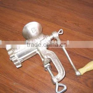 8# Hand-operated Electroplated Tin Meat Mincer(factory) thumbnail-1