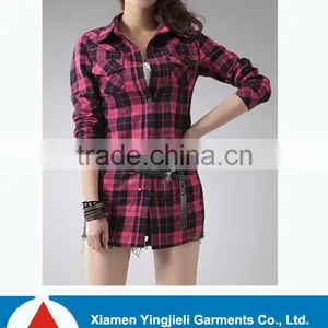 100% Fashion Latest Design Casual Brand Name Women Shirts thumbnail-1