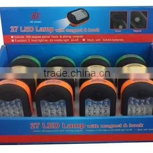 27 LED Hanging Light Compact Work Utility Light Magnetic With Hook thumbnail-1