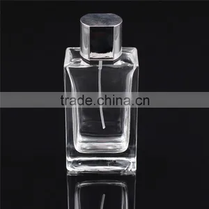 100ml Square Glass Perfume Bottle Spray Bottle Luxury Glass Perfume Bottle thumbnail-1