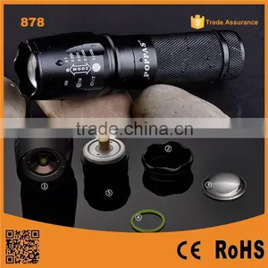 Super Bright Aluminium Rechargeable Long Distance Torch thumbnail-1