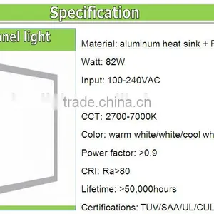 Wholesale Led Recessed Panel Light 60cm x 60cm 42W 54W 82W 5700K 120V 230V PF>0.9 CRI80 thumbnail-4