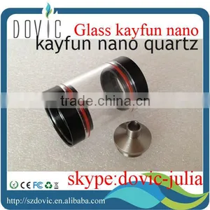 Ss&pyrex Short/long Clear Kayfun Nano Quartz Glass Tank Kayfun Nano With Factory Price thumbnail-2