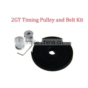 3D Printer Accessories 2GT Timing Pulley 16 Tooth and 6mm Belt Kit GT2 Open Type Synchronous Belt thumbnail-1