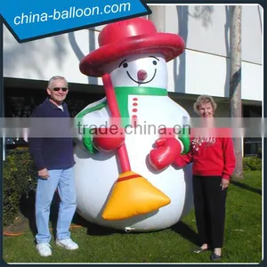 Christmas Decorations Christmas Inflatable Snowman With Besom for Sale thumbnail-1