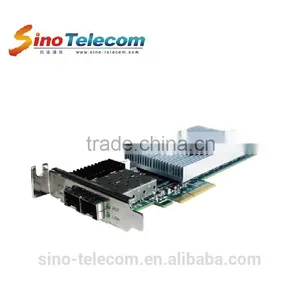 Sino-Telecom 2 Port 10G SFP+ DPI Optical Fiber Network Card thumbnail-1