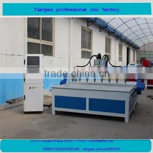 CIQ ce China Wood Cnc Carving Machine With 8 Spindle /12 Spindle for Sale thumbnail-1