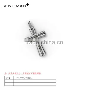 Wholesale Fashion Design Charms Men's Cross Pendant thumbnail-1