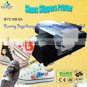 CE Approved Inkjet Digital Flatbed Canvas Shoe Printer thumbnail-1
