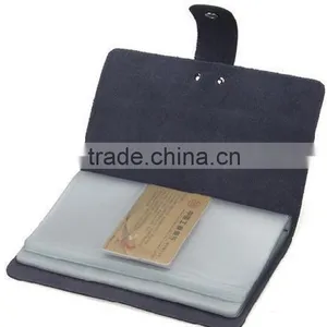 Business Fashion Waterproof Stud Closure Card Leather Book OEM Order Welcome thumbnail-2