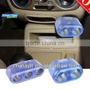 3 in 1 Universal Car Cigarette Lighter With Transparent Socket thumbnail-1