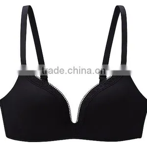 2014 New Arrival Ladies Underwear Seamless Wireless Soft Comfortable Bra thumbnail-1