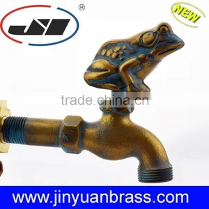 Antique Brass Tap Garden Water Tap Type Faucet Copper Brass Bibcock thumbnail-1