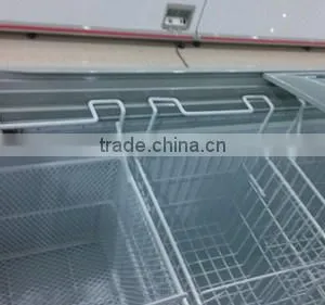 Best Seller Curved Double Door Ice Cream Showcase Freezer thumbnail-5